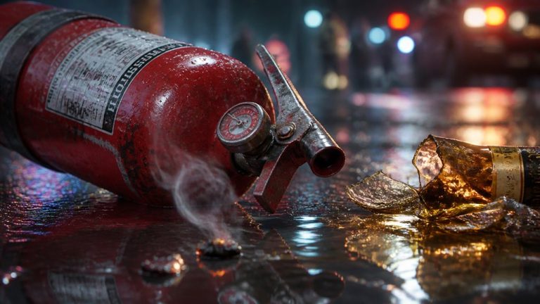 beyond a portable extinguisher