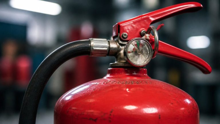 check the extinguisher label