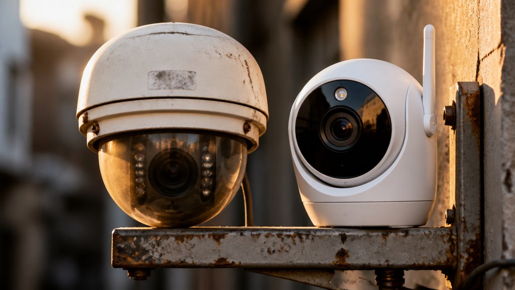 comparing analog and ip cameras