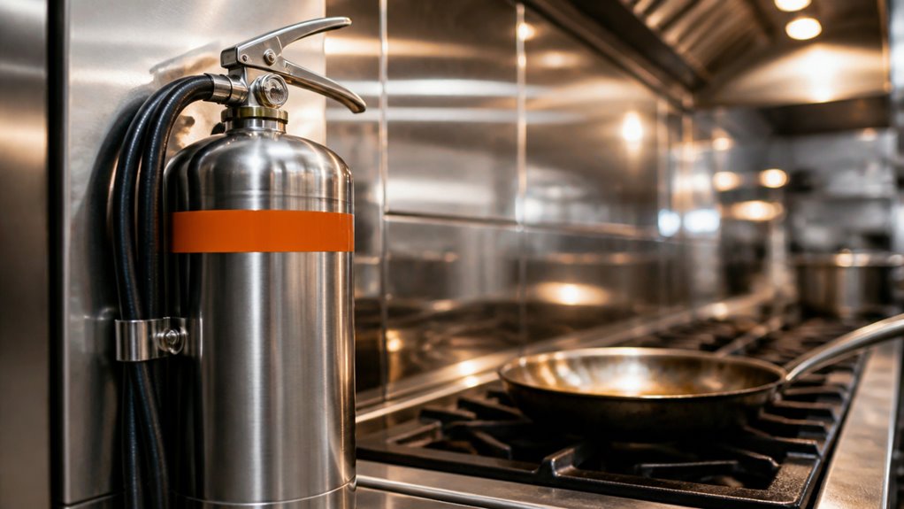 extinguisher for kitchen oils