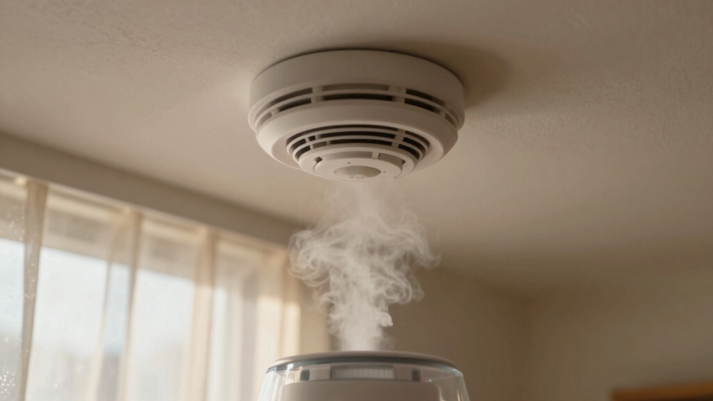 humidifier triggered false smoke alarms