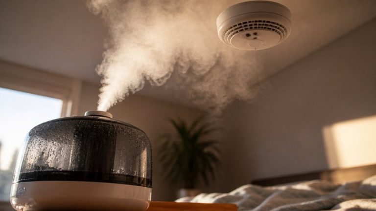 humidifier triggers smoke alarm
