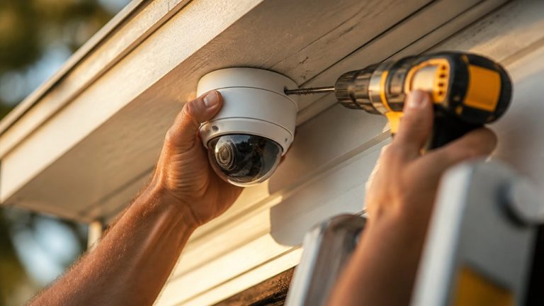 mount security camera properly