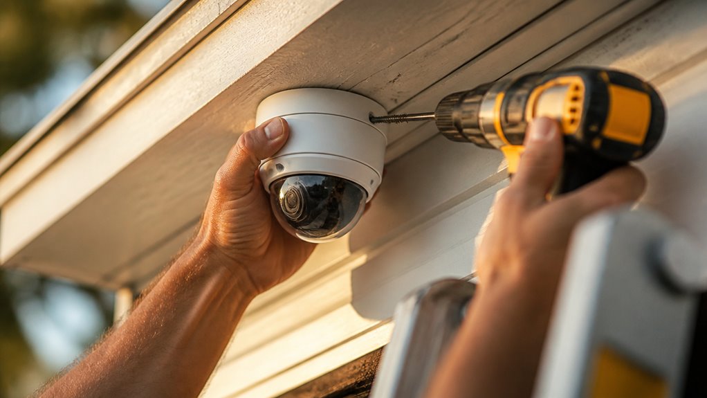 mount security camera properly