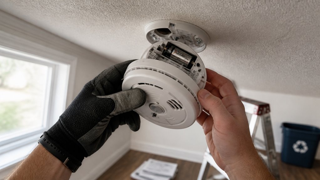 safely dispose used smoke alarm