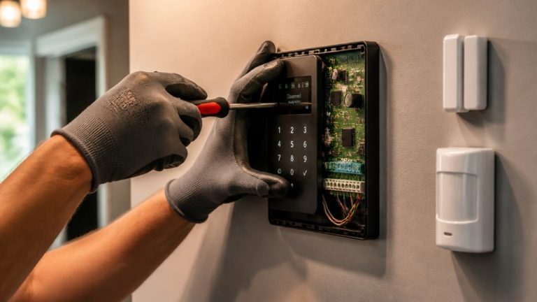 step by step alarm installation