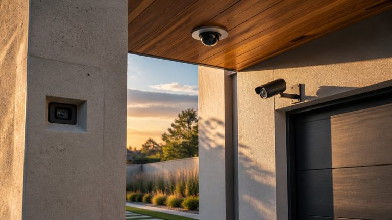 strategic security camera mounting