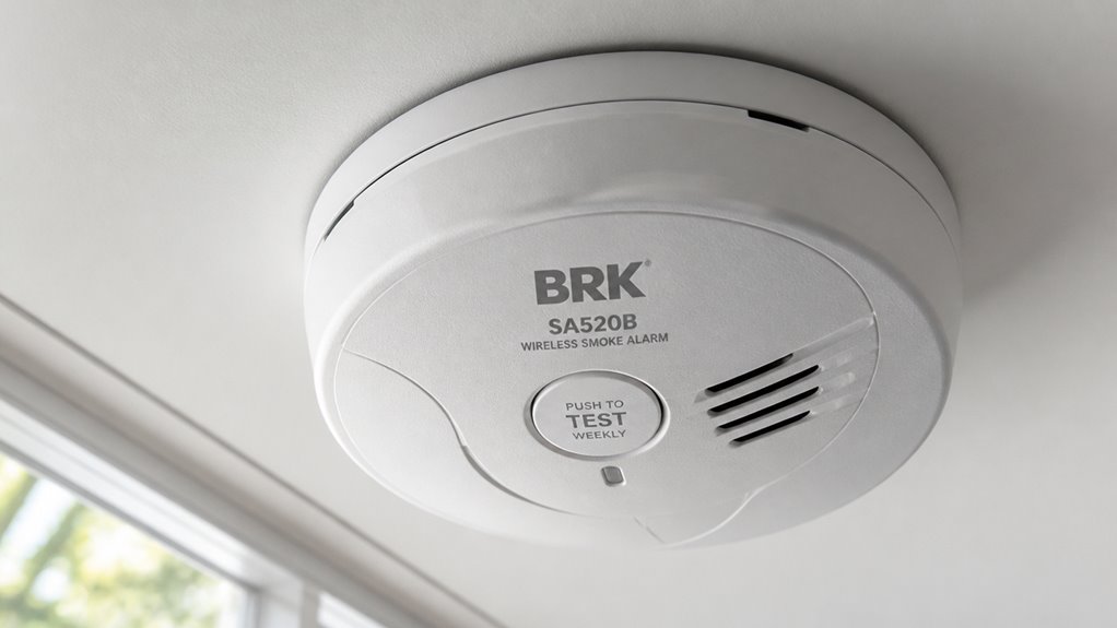 brk sa520b wireless smoke detector