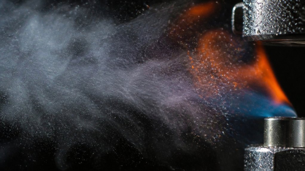 radical removal stops combustion