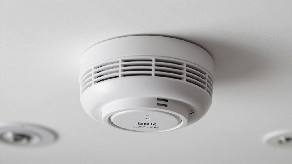 wireless photoelectric hardwired alarm