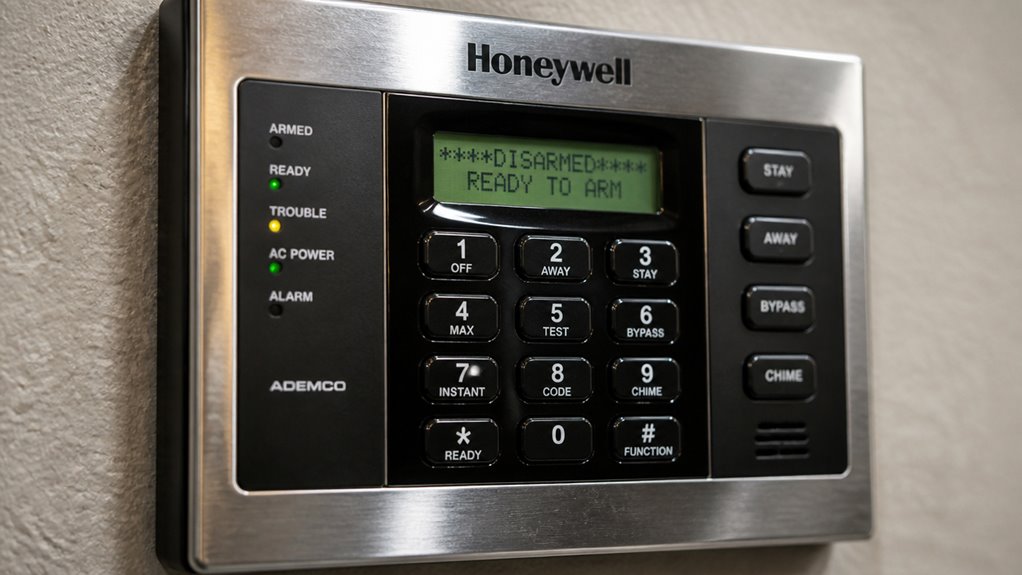honeywell alarm panel manual