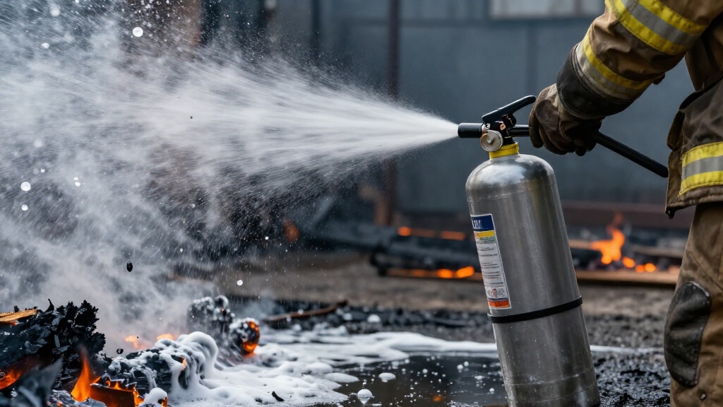 match extinguisher to fire