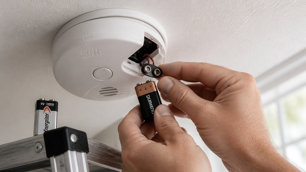 replace brk smoke alarm battery