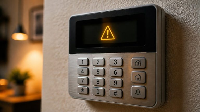 clear dsc alarm yellow_triangle