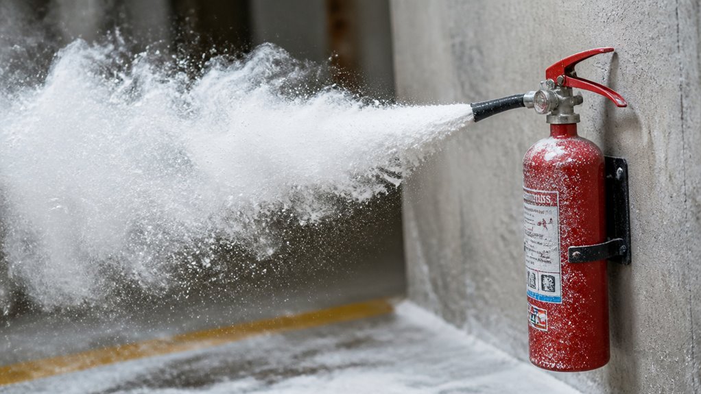 fire extinguisher discharge duration