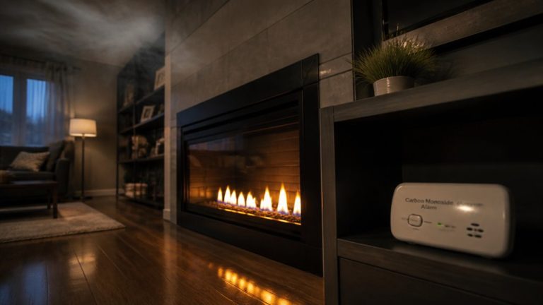 gas fireplace can produce carbon monoxide