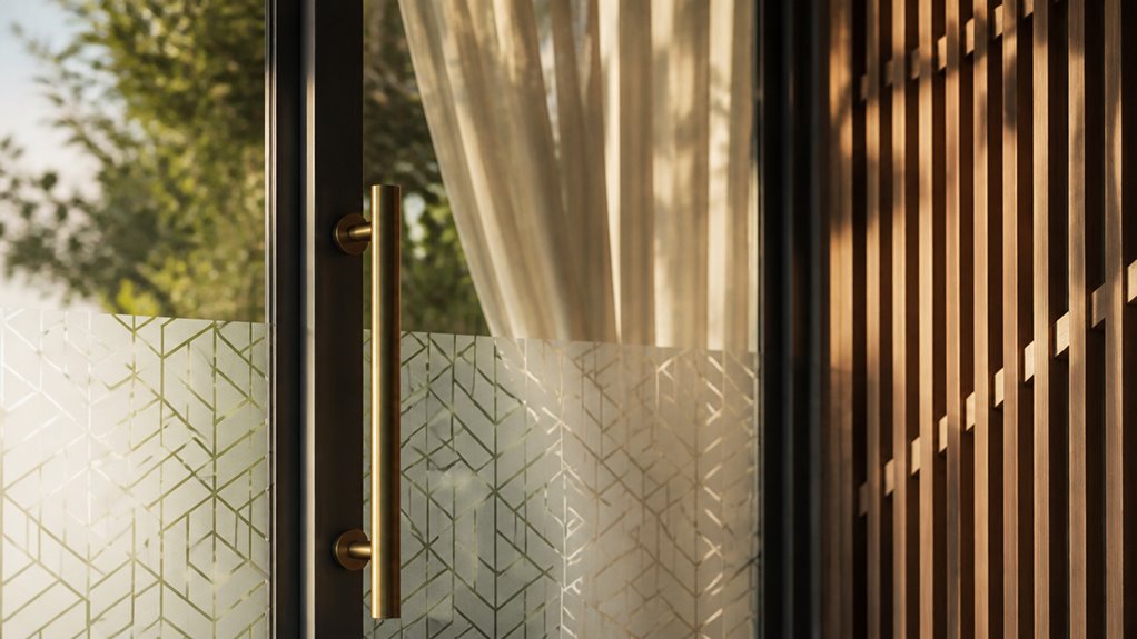 privacy solutions for glass front