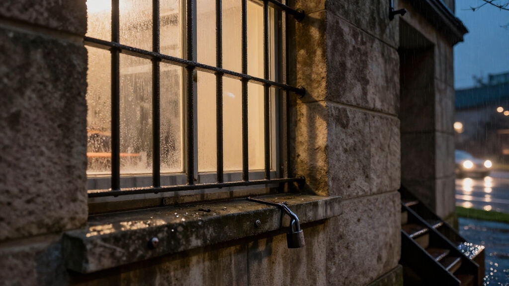 secure overlooked basement windows